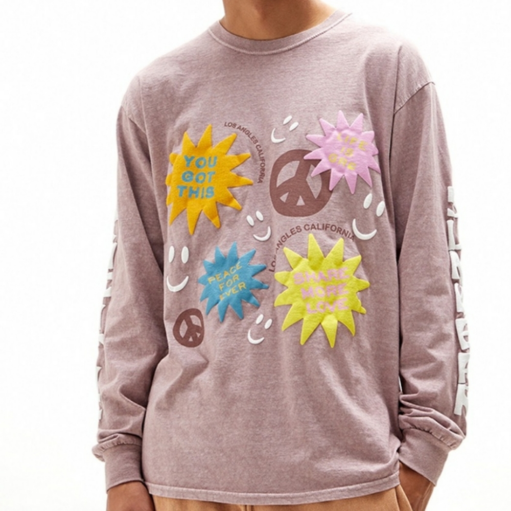 PacSun NWOT You Got This Long Sleeve Smiley T-Shirt